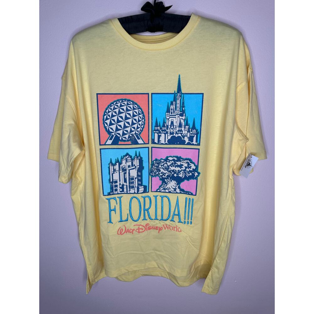 Disney Parks Icons 2026 4 Parks Florida T-shirt